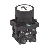 Panel Board Device Push Button Up White 1NO