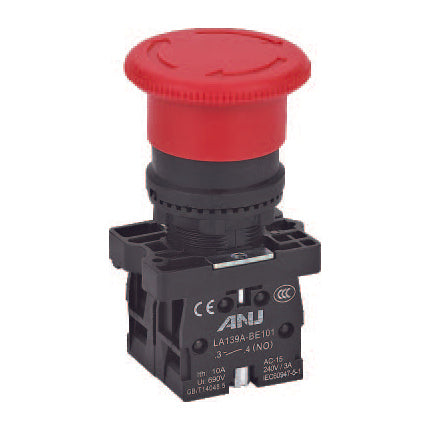 Emergency Stop Button Red 1NC