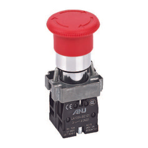 Emergency Stop Button Red 1NC