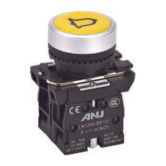 Push Button Alarm Yellow 1NO