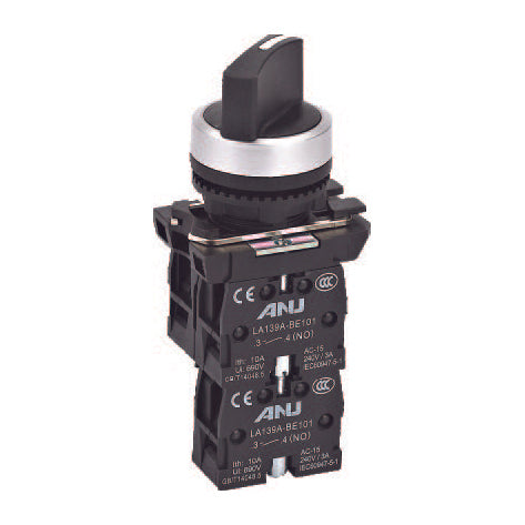 Select Switch Black 1NO+2NC