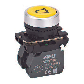 Push Button Alarm Yellow 1NO