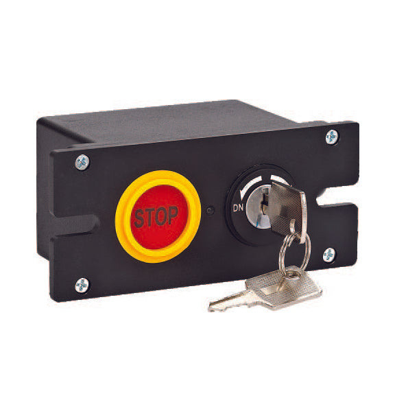 Emergency Stop and a 3-position Key Switch